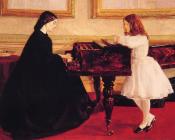 詹姆斯 阿伯特 麦克尼尔 惠斯勒 : At the Piano